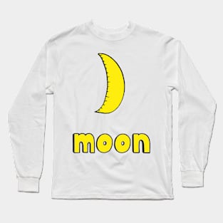 This is a MOON Long Sleeve T-Shirt